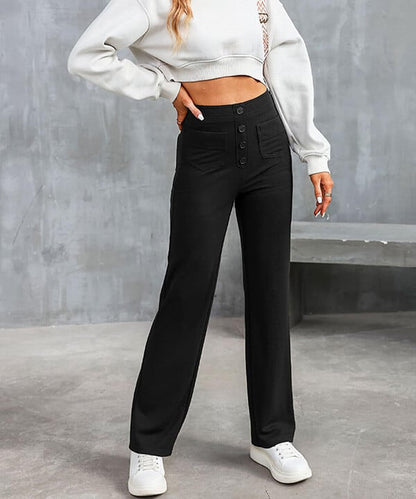 EVA | Hoge heup elastische casual broek